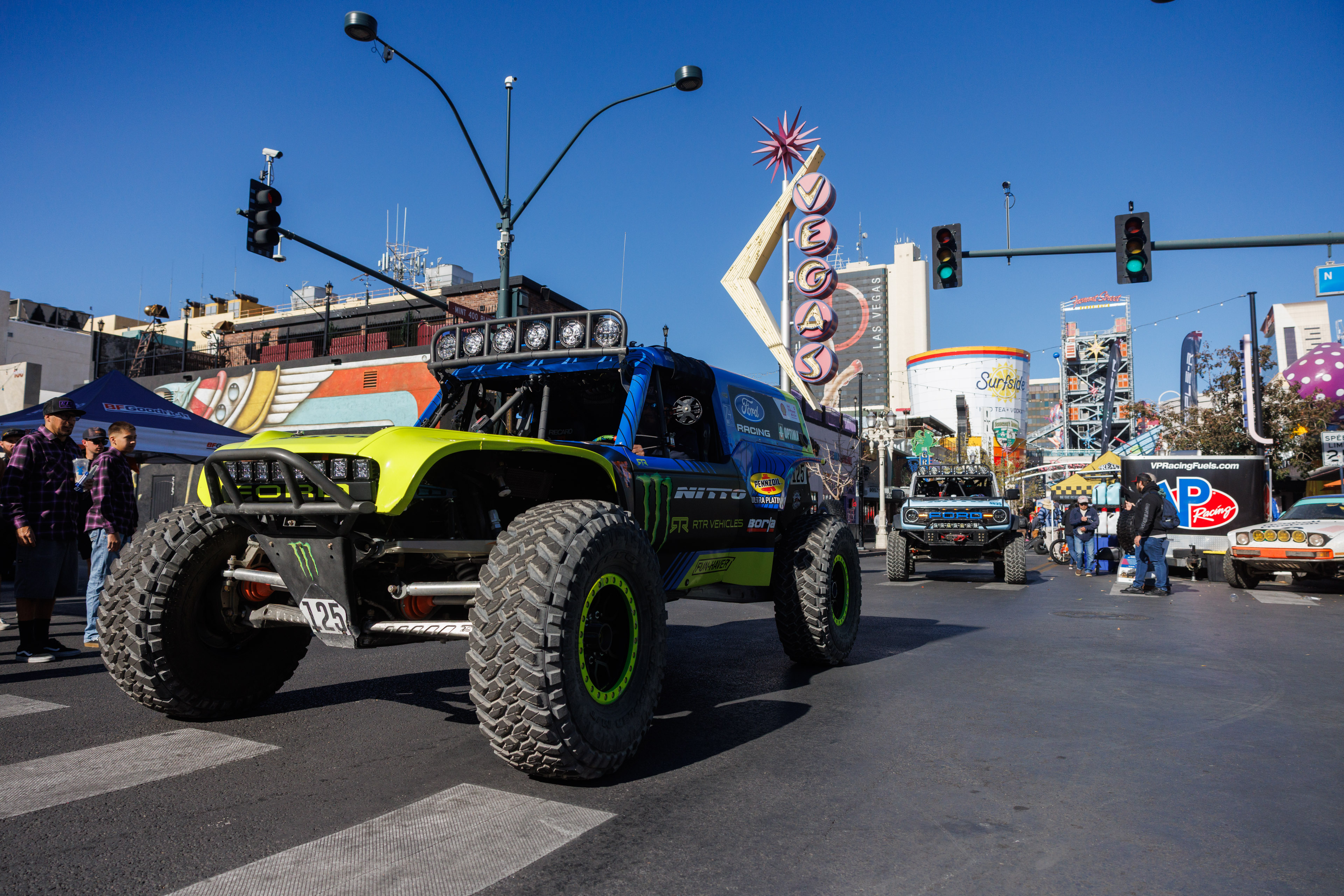 Mint 400 - Raptor 4400 moves through tech on Fremont street
